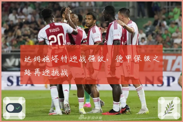 达姆施塔特迎战强敌，德甲保级之路再迎挑战