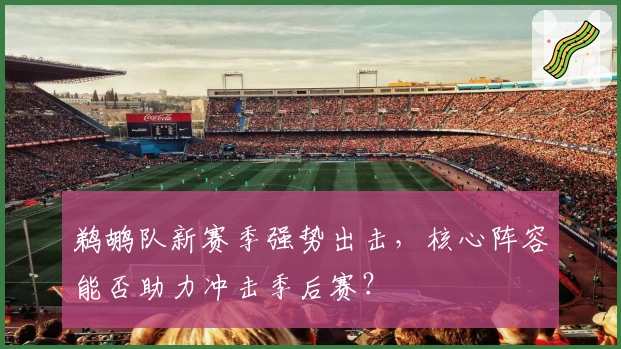 鹈鹕队新赛季强势出击，核心阵容能否助力冲击季后赛？